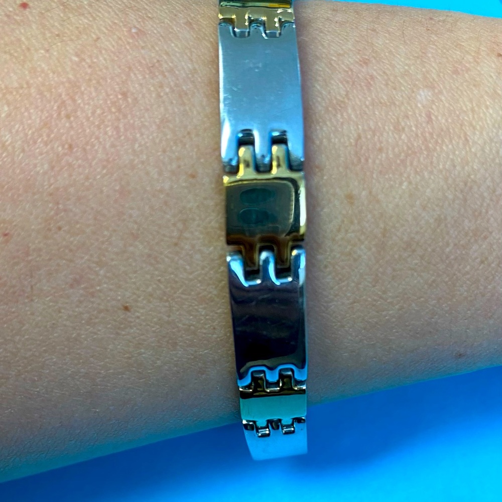 💛Gold and silver stainless steel bracelet 💛